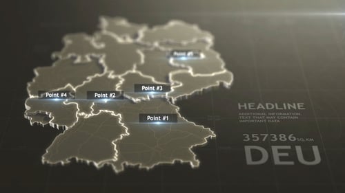 3D Germany Map
