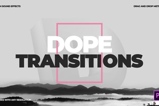 Dope Transitions | For Premiere Pro