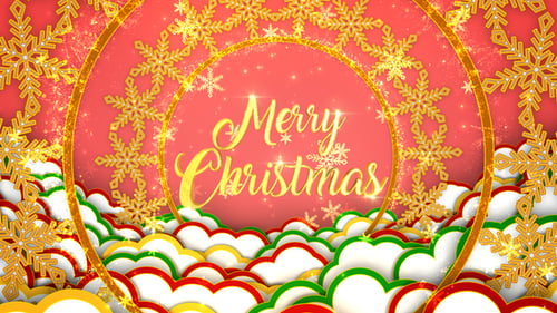 Festive Christmas Wishes Elegant Animated Opener