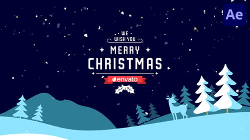 Saludos navideños | After Effects