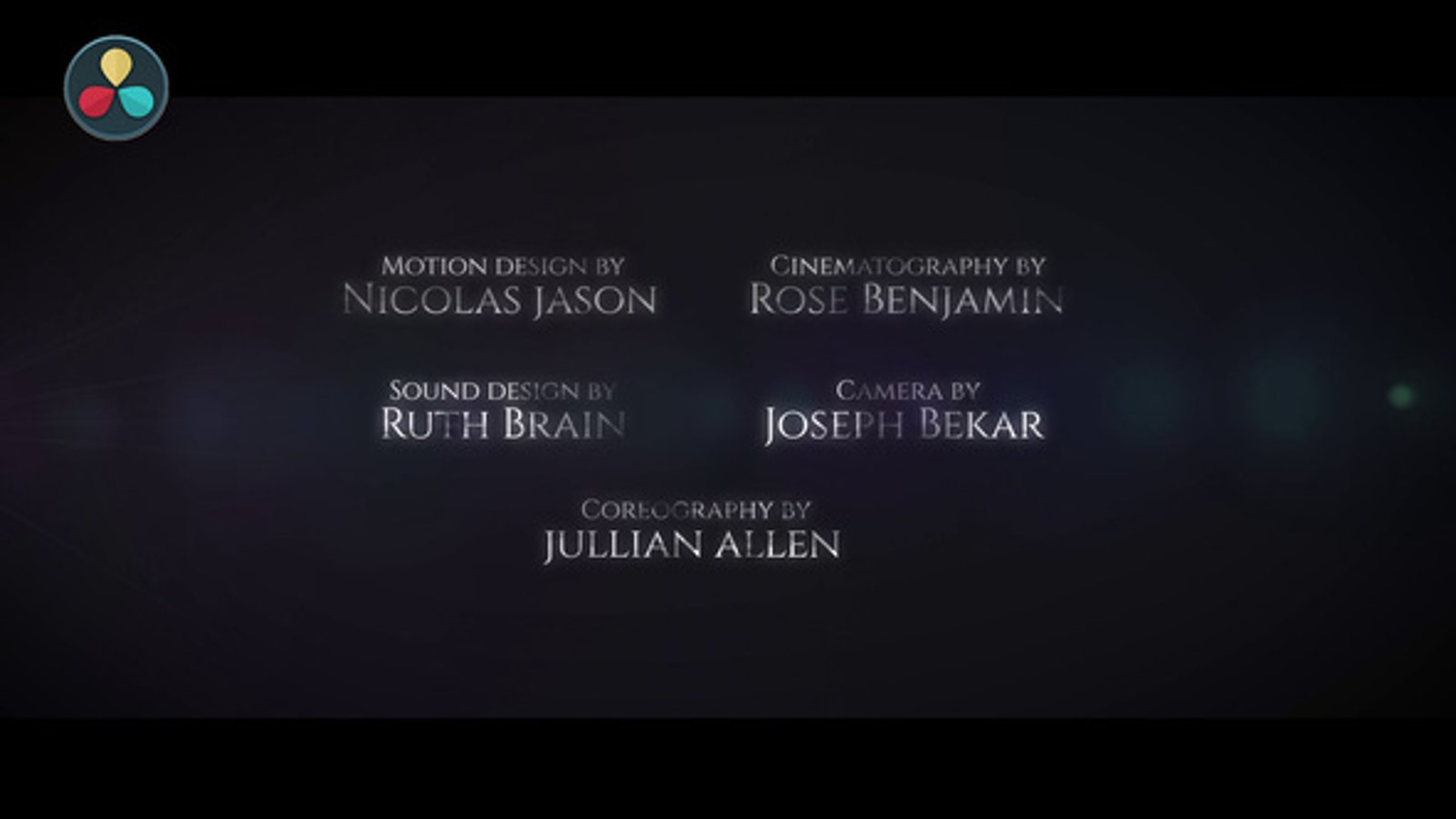 Elegant Cinematic Credit Roll Title Sequence, Titles ft. credits & end ...