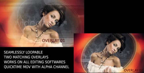 Dynamic Glowing Frame Overlays with Light Effects