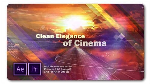 Elegant Slideshow with Dynamic Geometric Cinematic Transitions