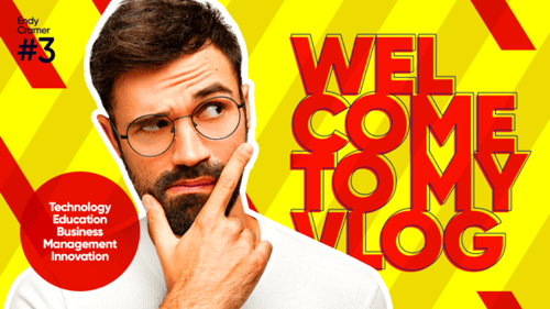 Dynamic Vlog Intro with Bold Kinetic Typography and Playful Graphics