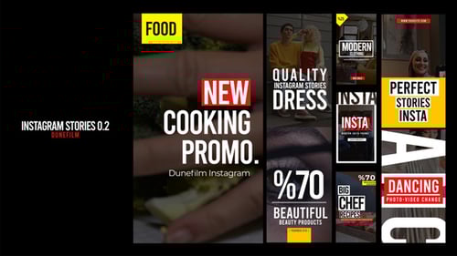 Modern Instagram Stories Dynamic Text Promo Pack