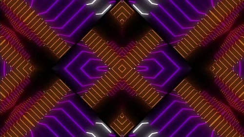 5 Violett-gelbe VJ Loop