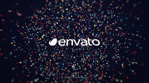 Confetti Burst - Logo Reveal // Premiere Pro