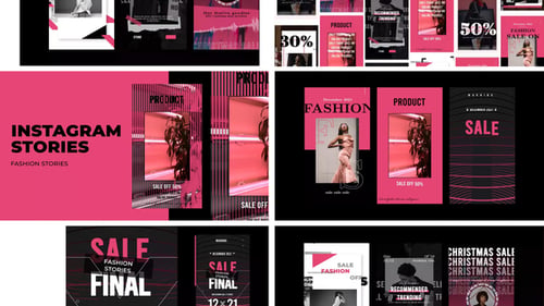 Dynamic Fashion Sale Instagram Stories Promotion