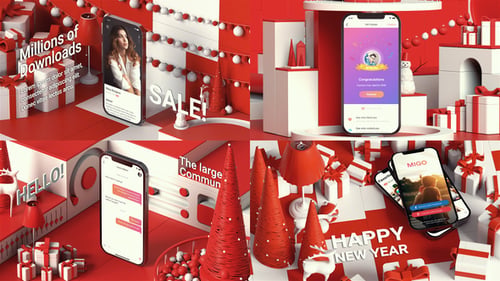 Promotion de l'application Christmas Identity