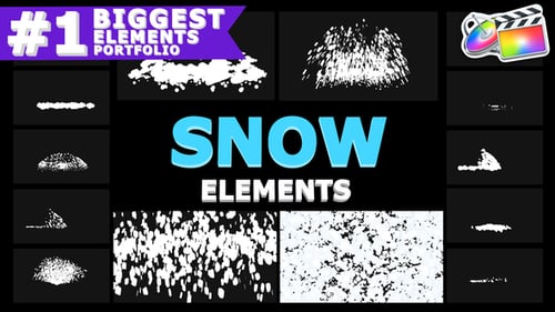 Cartoon Snowflakes | FCPX