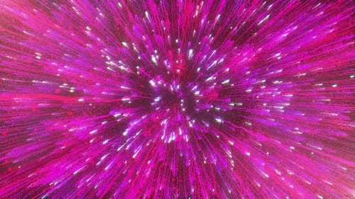 Abstract Pink Particle Explosion Background