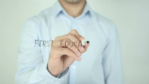 First Education, Writing On Screen