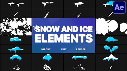 Snow And Ice Elements | After Effects