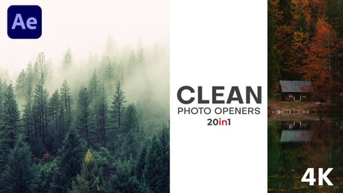 Clean Photo Openers - Logo Reveal