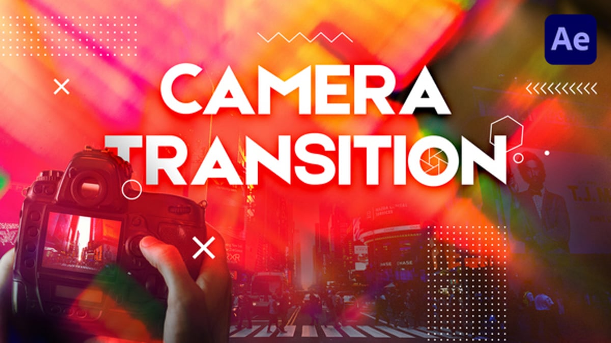 Camera Transition, Elements ft. screen transition & buttons - Envato