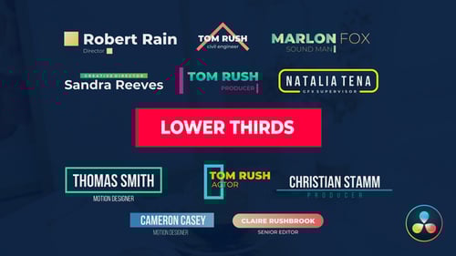 Lower Thirds