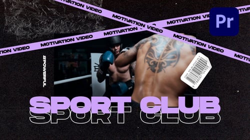 Dynamic Sports Opener Typography Promo