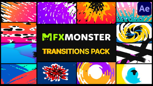 Prácticas transiciones coloridas | After Effects