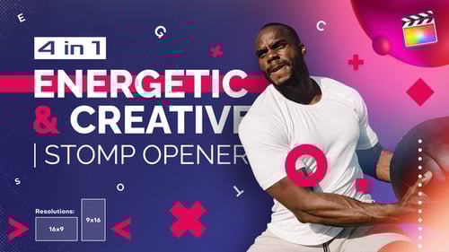 Energetic And Creative | Stomp Opener | For Final Cut & Apple Motion