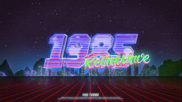 Cover for Retro Wave Logo
