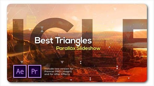 Beste Parallax-Diashow mit Dreiecken