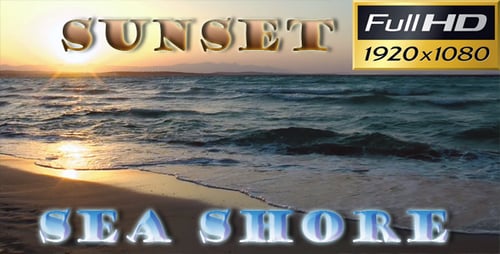 Sonnenuntergang am Meer