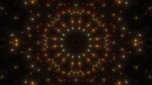 Abstract light dots glowing pattern