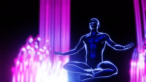 Virtual Reality Digital Technology Concept