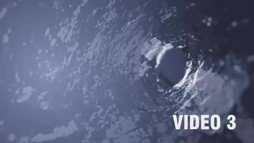 Dynamic Water Stream and Swirling Vortex Fluid Effects