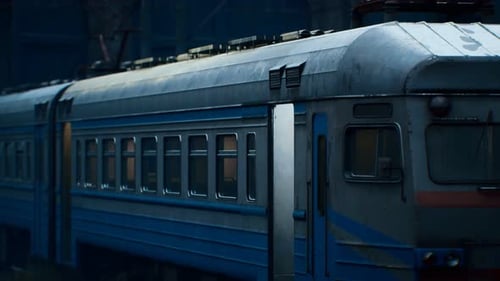 Old Soviet Electrical Train Staition