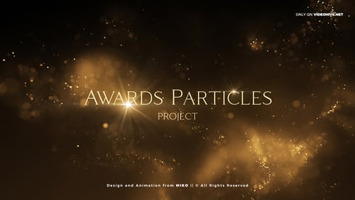 Awards Particles Titles V2
