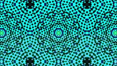 Slowly Changing Mandala Pattern Animation, Kaleidoscope Geometric Sequence Patterns. Loop Animation