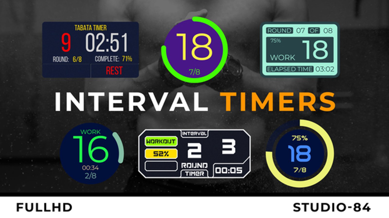 Interval Timers, Elements ft. timer & clock - Envato