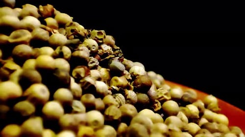 Pile of Peppercorns in a Bowl