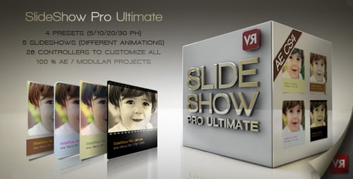 Professional Modular Slideshow with Customizable Frames and Modern Transitions