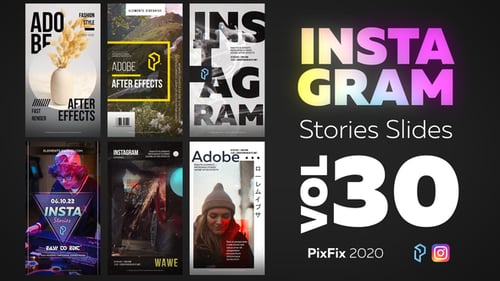 Dynamic Social Media Stories Templates with Modern Typography