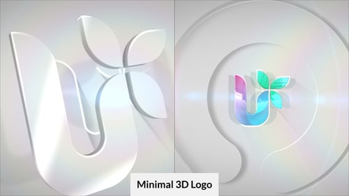 Dynamic 3D Logo Reveal with Elegant Light Effects