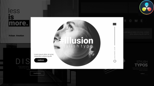 Monochrome Clean Typography