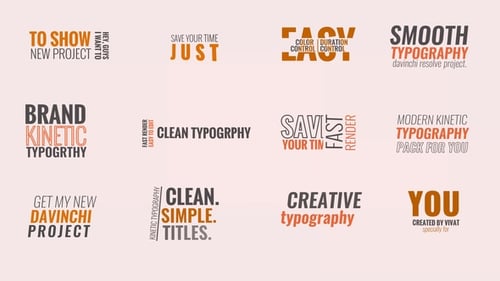 Kinetic Typography V.1