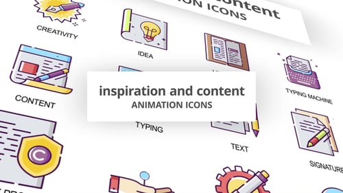 Inspiration & Content - Animation Icons