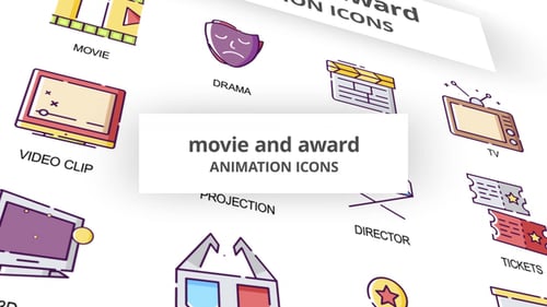 Movie & Award - Animation Icons