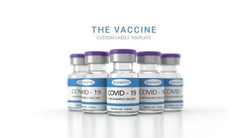 3D Animated COVID-19 Vaccine Medical Presentation Template