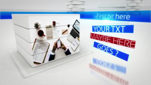 Rotating cubes presentation