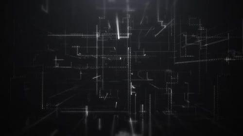 Digital Abstract Binary Code Background