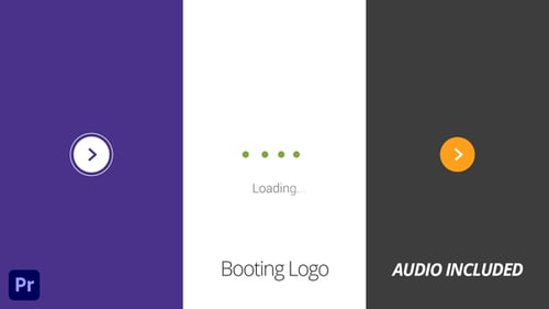 Booting Logo Reveal | For Premiere Pro