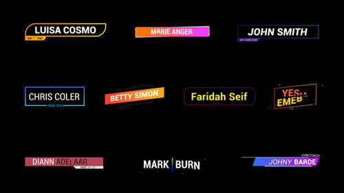 Gradient Lower Thirds || After Effects