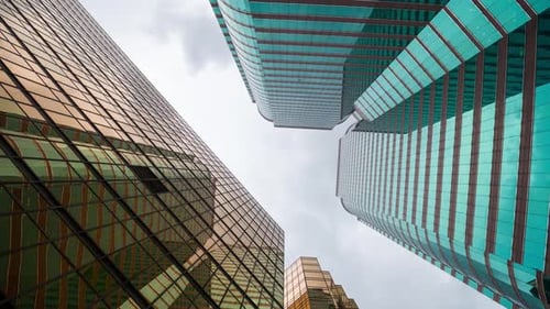Business Skyscraper in Hong Kong