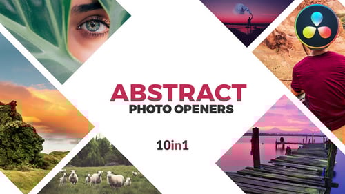 Abstract Photo Openers - Logo Reveal