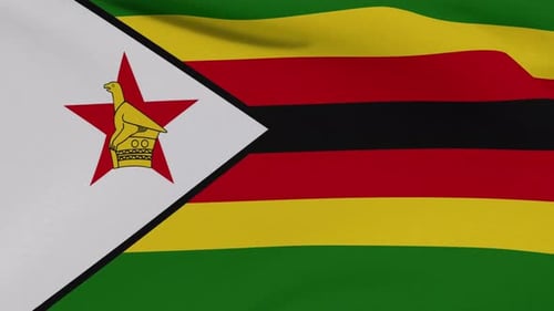 Flag Zimbabwe Patriotism National Freedom Seamless Loop