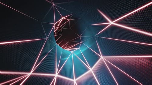 Futuristic Sci-fi Tunnel Vj Loop